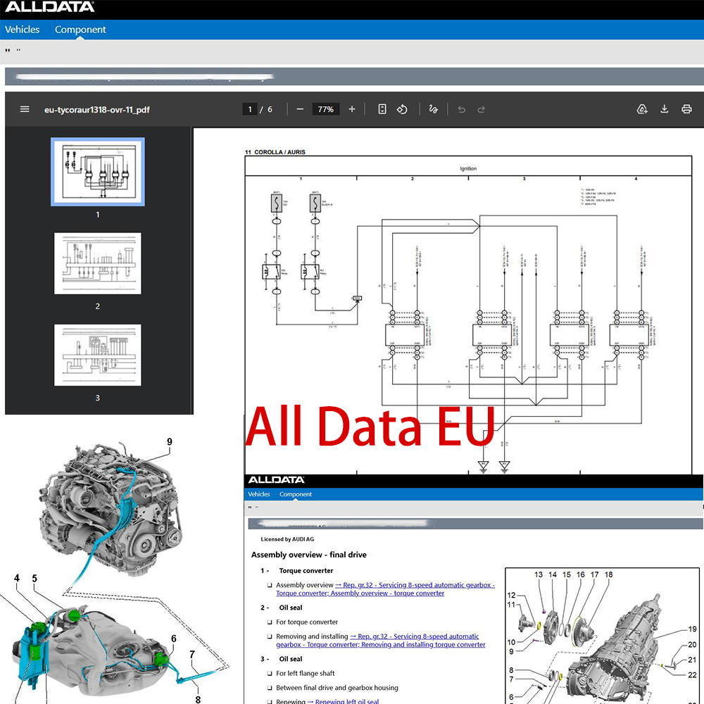 2026 Alldata Tamir Yazılımı Ta - Workshop Tools Online incelemesi ve fiyatı